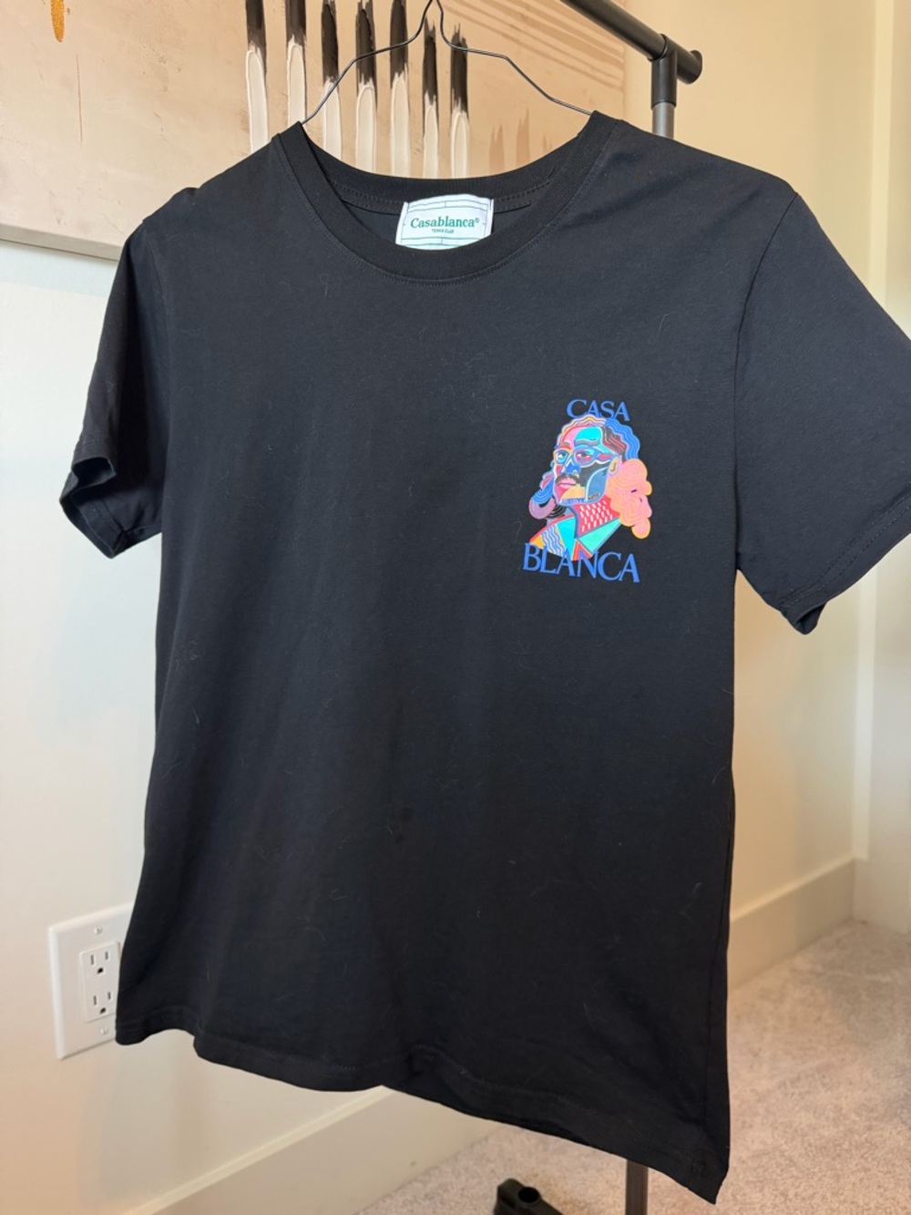 Black casa Blanca  Logo T-Shirt